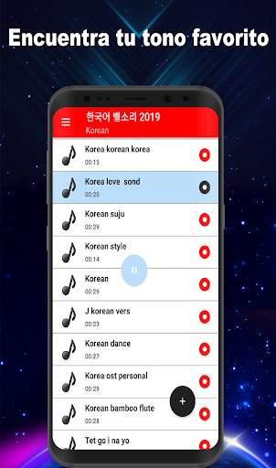 Ringtones coreanos gratis screenshot 1
