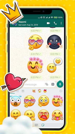 New Funky Emoji Stickers screenshot 2
