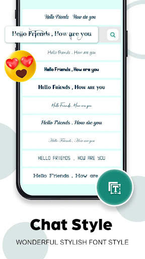 Chat Style for WhatsApp -Fonts screenshot 1