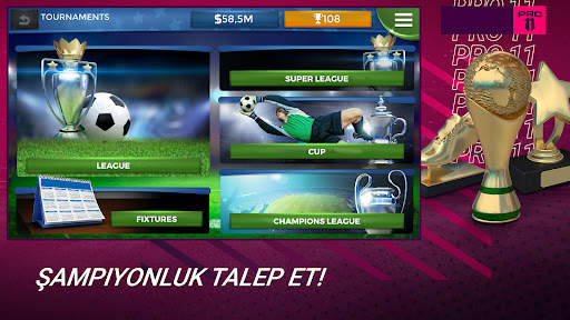 Pro 11 - Futbol Menajeri screenshot 5