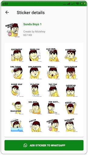 Stiker Sunda WAStickerApps screenshot 3