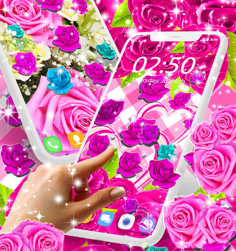 Rose live wallpaper screenshot 2