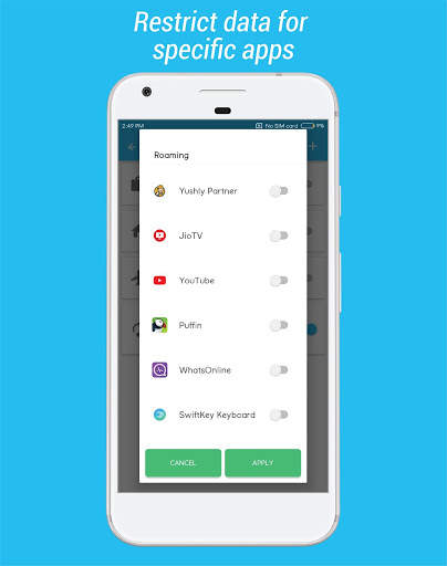 Advanced Data Manager: mobile & WiFi data-saving screenshot 13