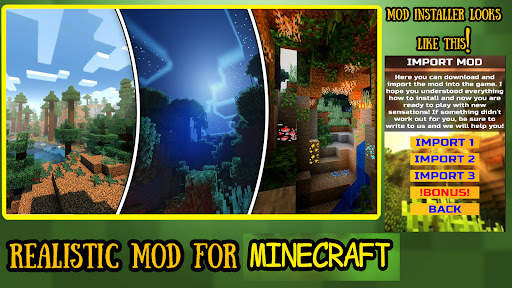 Realistic Mod For Minecraft screenshot 1