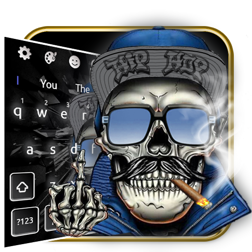 Hip Hop Skull Keyboard Theme icon