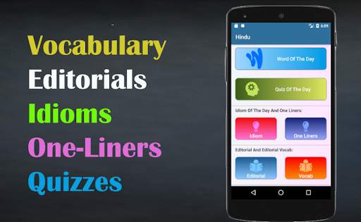 Hindu Vocab App & Editorial screenshot 1