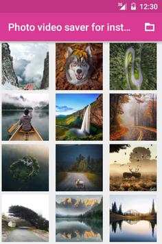 Photo Saver For İnstagram screenshot 1