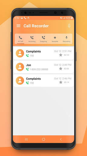 CALL RECORDER - With Audio cut Technology screenshot 2