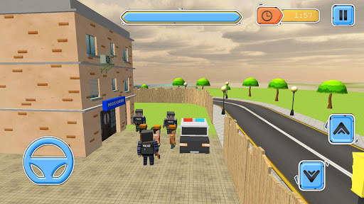 Blocky Vegas Crime Simulator:Prisoner Survival Bus screenshot 8
