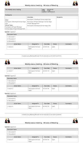 Meeting Minutes Trial screenshot 8