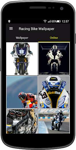 Racing Bike Wallpaper screenshot 2