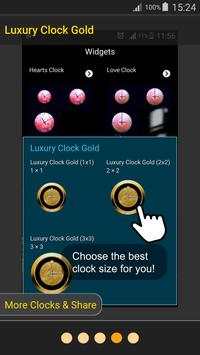 Luxury Clock Gold 5 تصوير الشاشة
