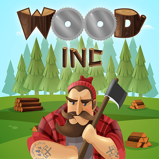 Wood Inc. - 3D Idle jeu simulateur de bûcheron icon