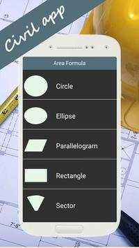 Civil Calculation & Terms , Formulas скриншот 3