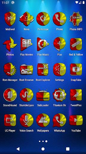Red and Yellow Icon Pack screenshot 4