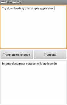 World Translator screenshot 2