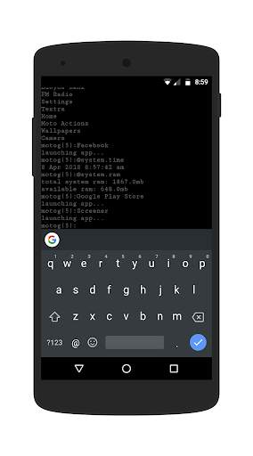 Luminescence - Terminal Launcher For Android screenshot 2
