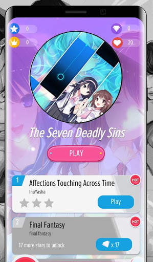 Anime Dream Piano Tiles Mix screenshot 1