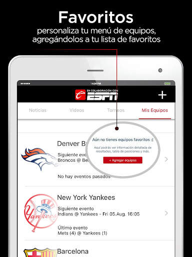 Caliente ESPN screenshot 8