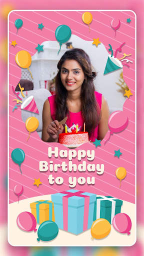 Birthday Photo Frame screenshot 1