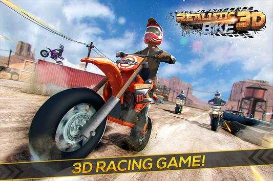 Real Motorbike 3D Scooter Race screenshot 1