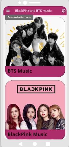 BlackPink and BTS music screenshot 1