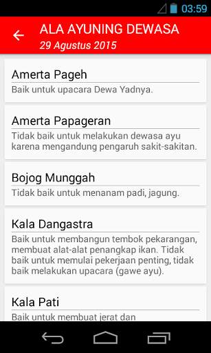 Kalender Bali screenshot 5
