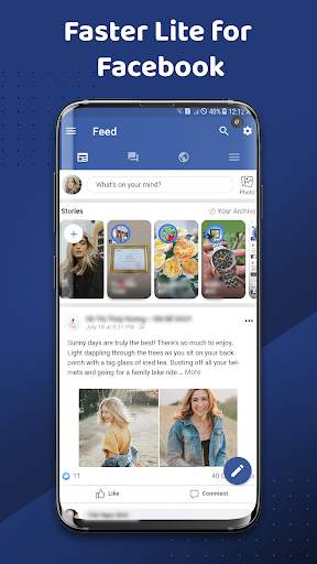Faster Lite for Facebook - Multi accounts for FB screenshot 1