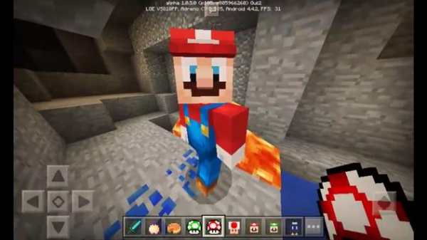 Mario Craft Mod for PE screenshot 1