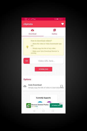 Downloader For facebook & Instagram Video स्क्रीनशॉट 2