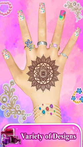 Fashion Nail Art Design & Coloring Game screenshot 4