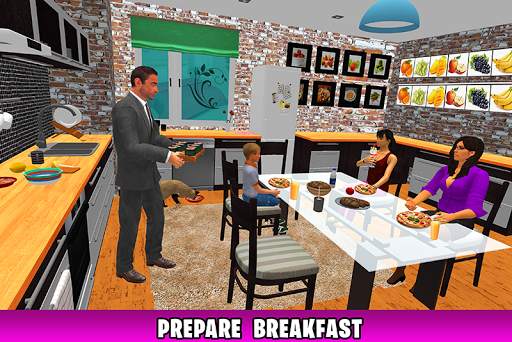 Virtual Step billionaire dad: Dad Simulator Games screenshot 3