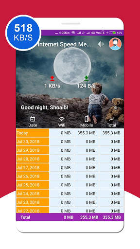 Internet Speed Meter screenshot 3