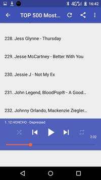 TOP 500 Most Popular Songs screenshot 6