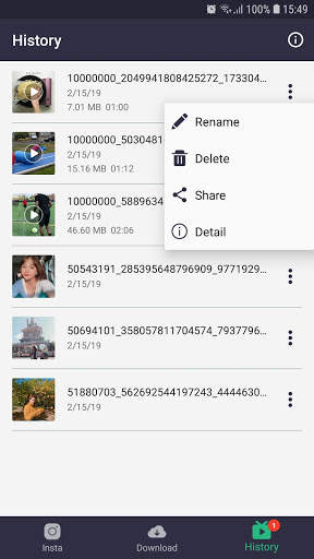 Trình tải video cho Instagram screenshot 6