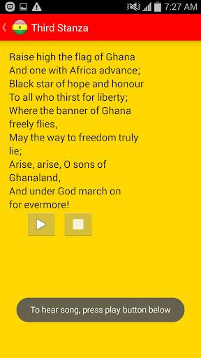 The Ghana National Anthem скриншот 3