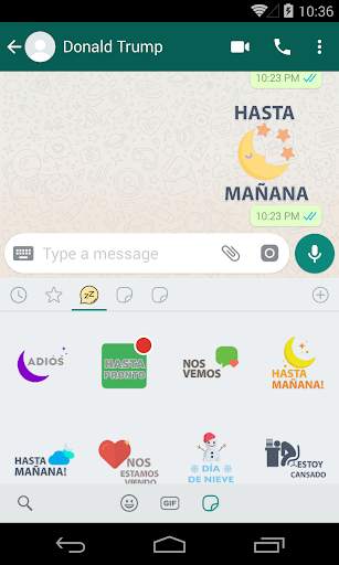 Spanish Goodbye Emojis & Stickers screenshot 3