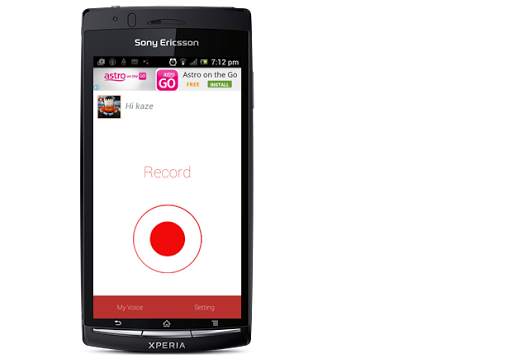 Recoit  - my voice diary screenshot 1