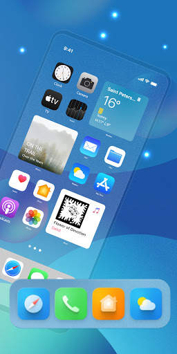 OS14 Launcher, Control Center, App Library i OS14 screenshot 4