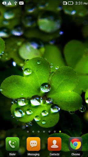 Green Leaf Live Wallpaper screenshot 3
