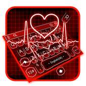 Neon Red Heart on 9Apps
