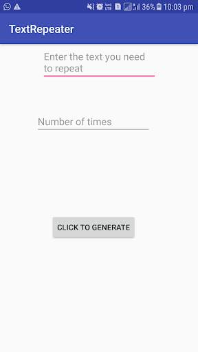 TextRepeater screenshot 1