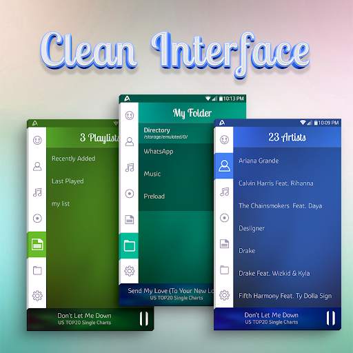 Amuzicg - Music player & Radios 4 تصوير الشاشة