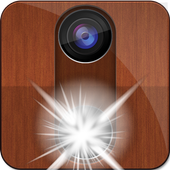 Lampe de poche Bois Led icon