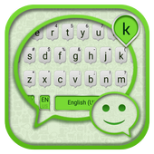 Tema de teclado para chat icon