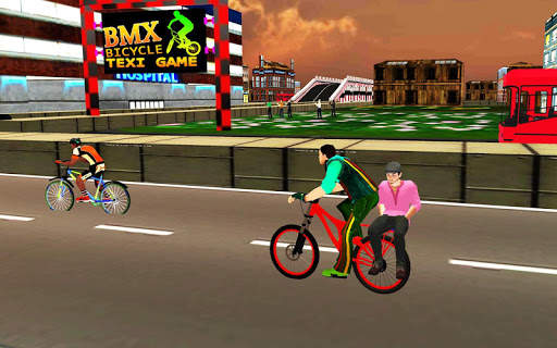 BMX Bicycle Taxi Game screenshot 13