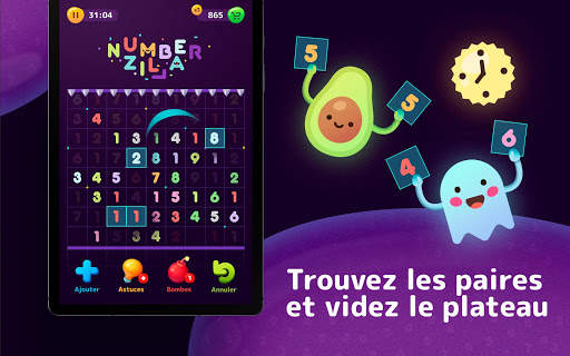 Numberzilla: Jeu de casse-tete screenshot 8