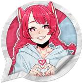 Cute Little Girl Stickers For Whatsapp 1.0