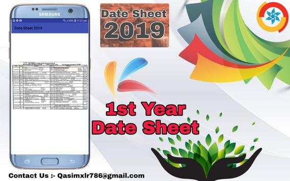 All Class Date Sheet 2019 скриншот 2