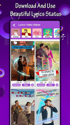 Lyrical Photo Video Maker With Music screenshot 2
